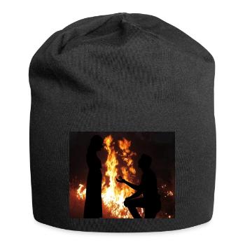 Fiery Proposal Silhouette - Jersey Beanie - black - Front