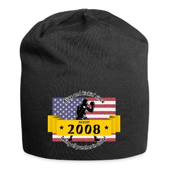 16. Geburtstag Vivant et dynamique depuis 08/2008 - Bonnet en jersey - noir - Devant