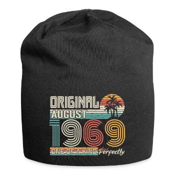 August 1969 anniversaire August 1969 cadeau - Bonnet en jersey - noir - Devant