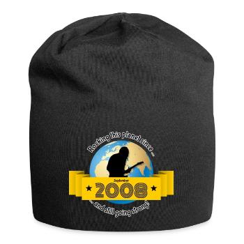 16. Geburtstag Rocking this planet since 09/2008 - Jersey Beanie - black - Front