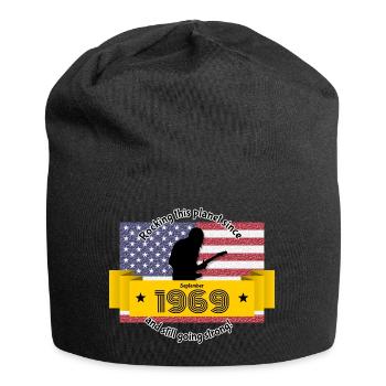 55. Anniversaire Rocker cette planète depuis 09/1969 - Bonnet en jersey - noir - Devant
