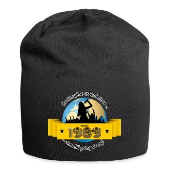 35. Geburtstag Fait vibrer la foule depuis 10/1989 - Bonnet en jersey - noir - Devant