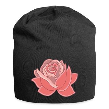 Heart of the Rose - Jersey Beanie - black - Front