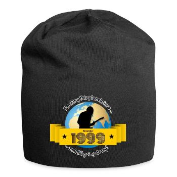 25. Geburtstag fait vibrer cette planète depuis 11/1999 - Bonnet en jersey - noir - Devant