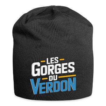 Les Gorges du Verdon - Bonnet en jersey - noir - Devant