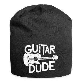 Guitar Dude - Musik für Gitarrenfans - Jersey-Beanie - Schwarz - Vorne