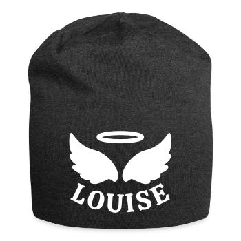 Louise, la France à peur, 11 ans, petite ange - Bonnet en jersey - charbon - Devant
