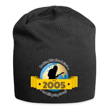 20th Birthday Rocking this planet since 06/2005 - Jersey Beanie - black - Front