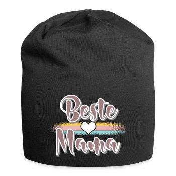 Mama - Jersey-Beanie - Schwarz - Vorne
