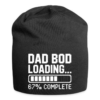 Papa Bod Loading - Jersey-Beanie - Schwarz - Vorne