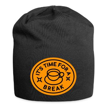 Tasse de citation relaxante - Bonnet en jersey - noir - Devant