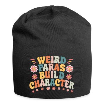 Weird Paras Build Charakter Paraprofessionelle Gans - Jersey-Beanie - Schwarz - Vorne
