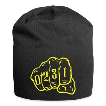 Dortmund City Map 0231 Ruhrpott Ruhrgebiet - Jersey Beanie - black - Front