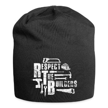 Respect the Builders - Jersey Beanie - black - Front