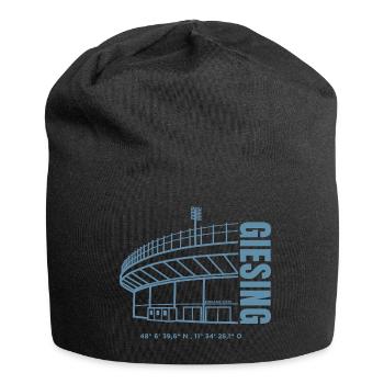Stadion Print Grünwalder - Jersey-Beanie - Schwarz - Vorne