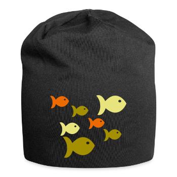 Fish School of Fish - Jersey Beanie - black - Front