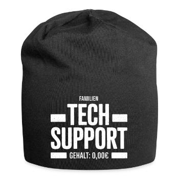 Family Tech Support Zero Salary - Jersey Beanie - black - Front