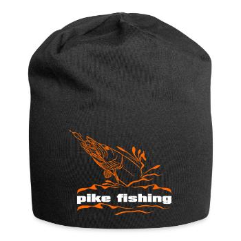 Fische_angeln_002_pike_fishing - Jersey Beanie - black - Front