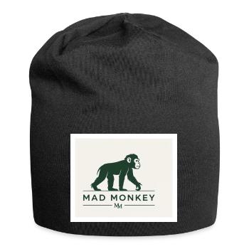 Mad Monkey Vintage Logo Illustration - Bonnet en jersey - noir - Devant