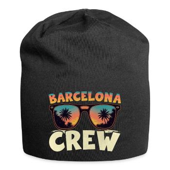 Barcelone Crew - Bonnet en jersey - noir - Devant