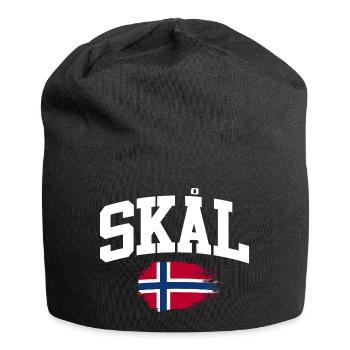 Norway Vacation Norge Fjords Travel Scandinavian - Jersey-Beanie - Schwarz - Vorne