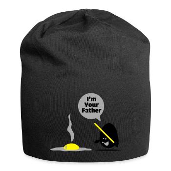 egg vader - Jersey-Beanie - Schwarz - Vorne