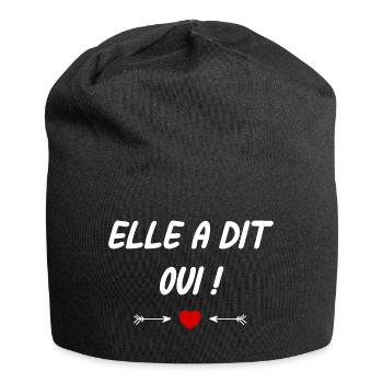 Elle a dit oui - Bonnet en jersey - noir - Devant