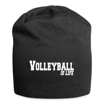 volleyball is life - Jersey Beanie - black - Front