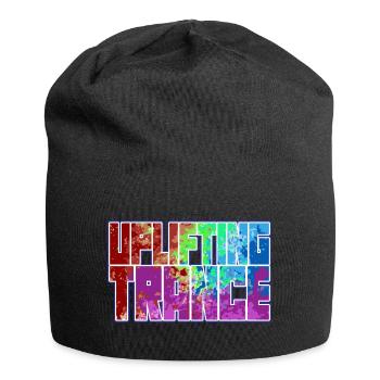 Uplifting Trance | Uplifting Trance Music Splat - Jersey Beanie - black - Front
