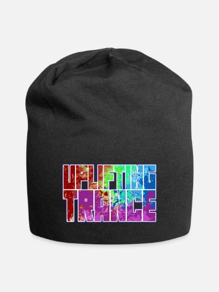 Erhebende Trance-| Erhebende Trance-Musik Splat - Jersey-Beanie - Schwarz