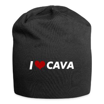 J’adore le cava - Bonnet en jersey - noir - Devant