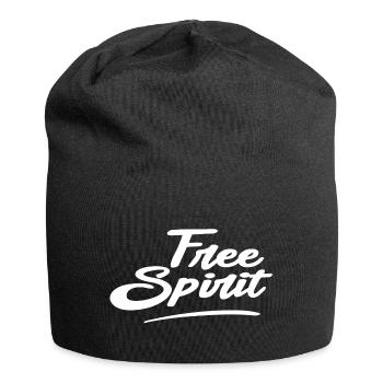 Free spirit - free thinker - Jersey Beanie - black - Front