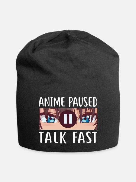 Anime Fans For Women E-Girls Girls Teens - Jersey Beanie - black