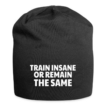 POWERLIFTING: Train Insane or remain the same - Jersey-Beanie - Schwarz - Vorne