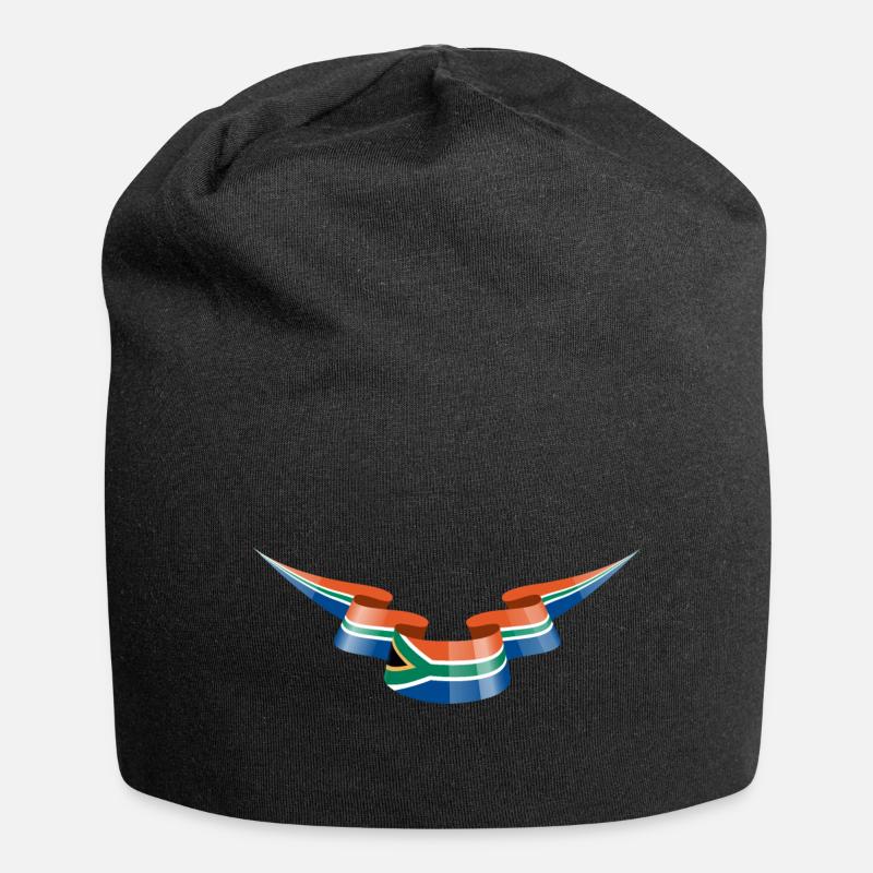 Bannière drapeau Afrique du Sud - Bonnet en jersey - noir