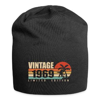 1969 Anniversary year original vintage 1969 - Jersey Beanie - black - Front