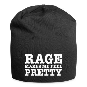Rage Makes Me Feel Pretty, Humor Saying, Sarcastic - Bonnet en jersey - noir - Devant