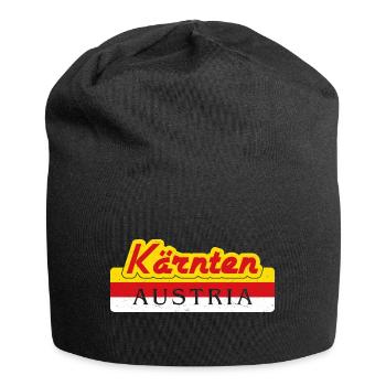 Carinthia Austria Flag Coat of Arms Mountains - Jersey Beanie - black - Front