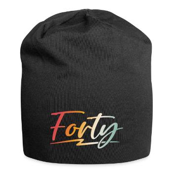 Cadeau 40e anniversaire 40 ans - Bonnet en jersey - noir - Devant