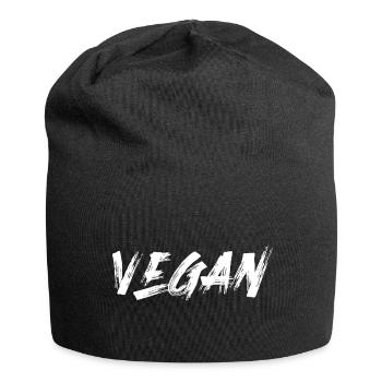 Vegan - Jersey Beanie - black - Front