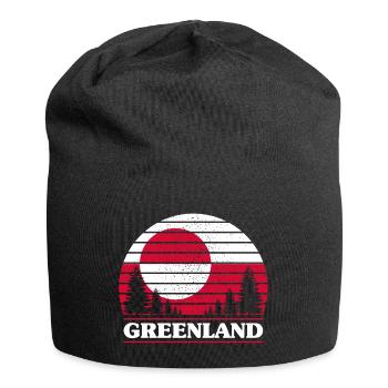 Groenland - Bonnet en jersey - noir - Devant