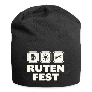 Rutenfest Ravensburg Symboles des armoiries - Bonnet en jersey - noir - Devant