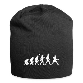 Evolution Gitarrist Rockmusiker - Jersey-Beanie - Schwarz - Vorne