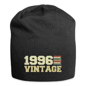 1996 Geburtstagsgeschenk 1996 Jahrgang 1996 Geschenk - Jersey-Beanie - Schwarz - Vorne