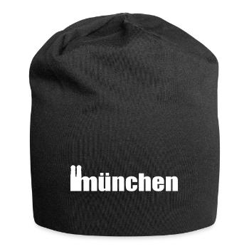 Servus - Gruß aus München - Frauenkirche - Jersey-Beanie - Schwarz - Vorne