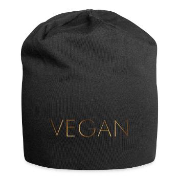 Vegan - Bonnet en jersey - noir - Devant