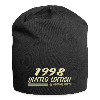 1998 Geburtstagsgeschenkidee 1998 - Jersey-Beanie - Schwarz - Vorne