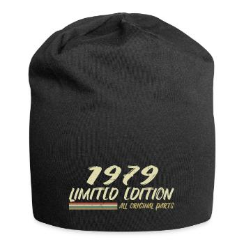 1979 Geburtstagsgeschenkidee 1979 - Jersey-Beanie - Schwarz - Vorne