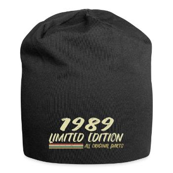 1989 Geburtstagsgeschenkidee 1989 - Jersey-Beanie - Schwarz - Vorne