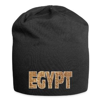 Ägypten - Jersey-Beanie - Schwarz - Vorne